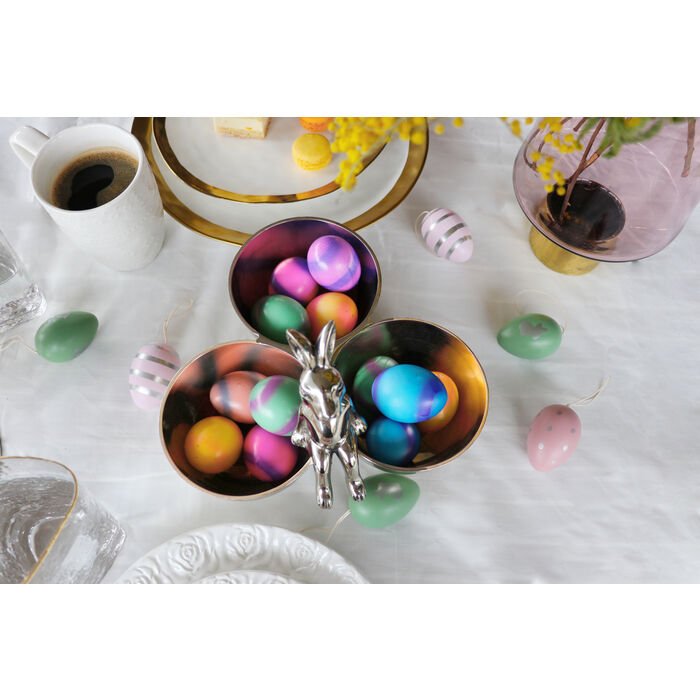 KARE DESIGN Bunny Tre skl - slv forniklet aluminium (H:18)