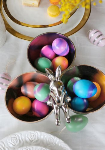 KARE DESIGN Bunny Tre skl - slv forniklet aluminium (H:18)