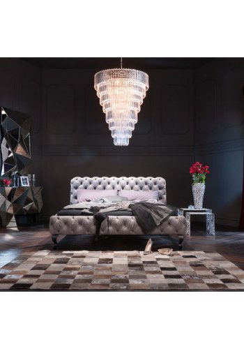 KARE DESIGN Rose Multi Chrome vase, stor - krom fajance (21,5)