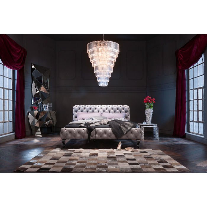 KARE DESIGN Rose Multi Chrome vase, stor - krom fajance (21,5)