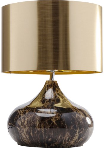 KARE DESIGN Mamo Deluxe bordlampe - guld plastik/brunt stl