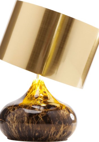 KARE DESIGN Mamo Deluxe bordlampe - guld plastik/brunt stl