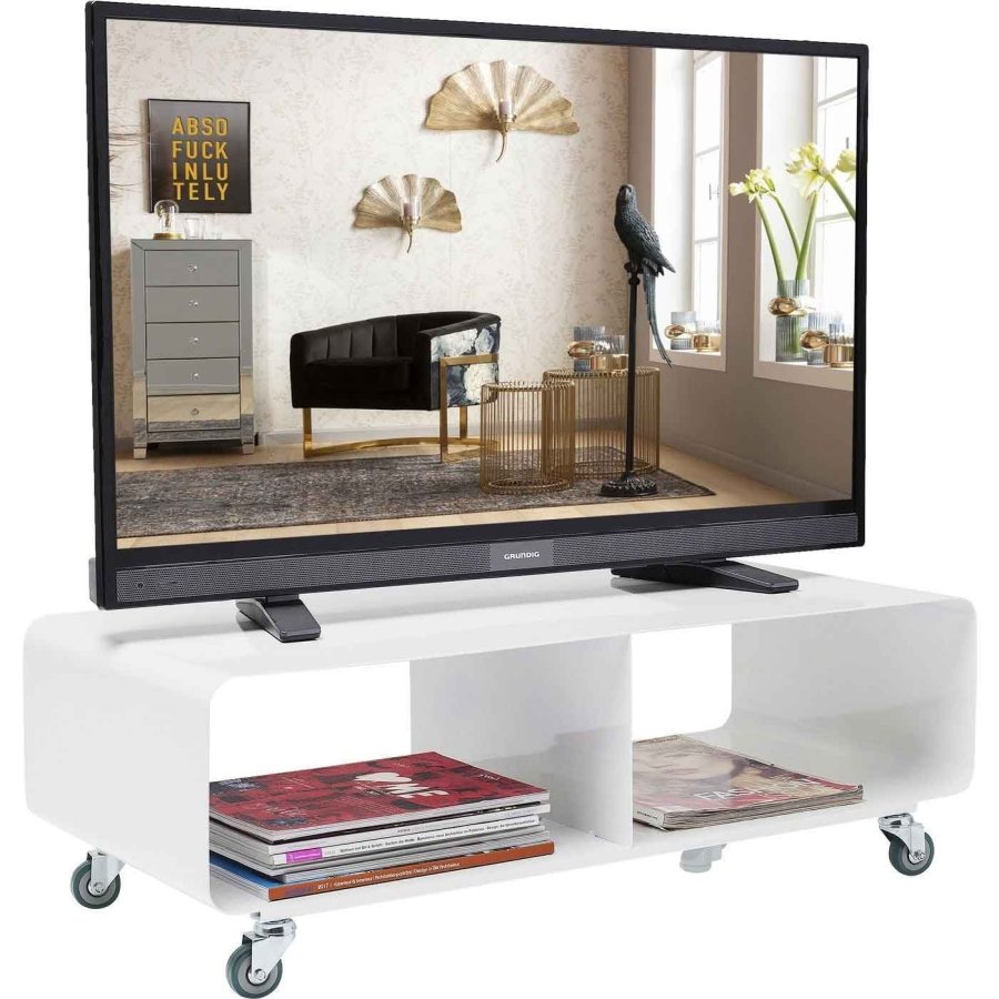 KARE DESIGN Lounge TV-bord med Hjul, Lounge, Hvid