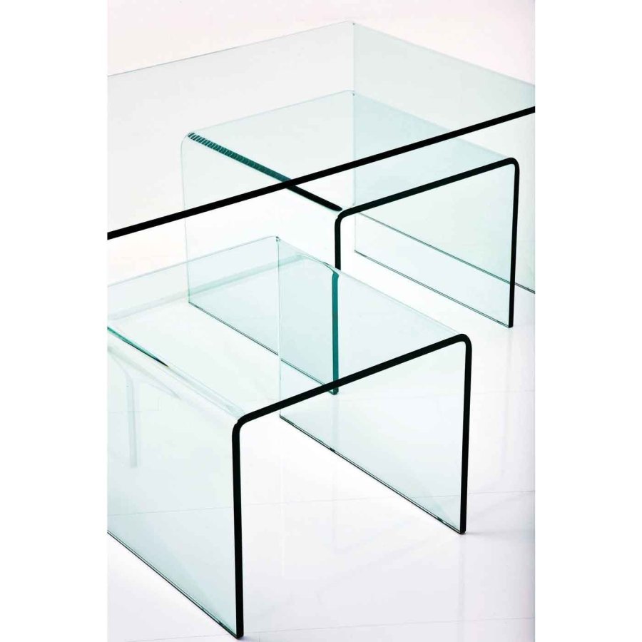 KARE DESIGN Clear Club sofabord - glas (3/st)