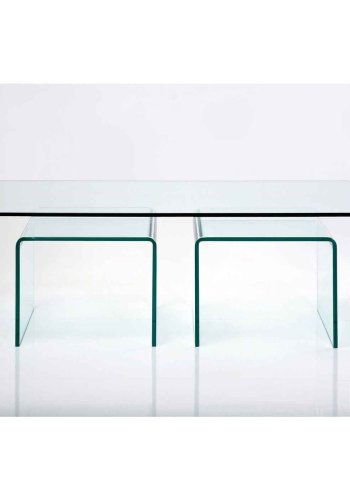 KARE DESIGN Clear Club sofabord - glas (3/st)