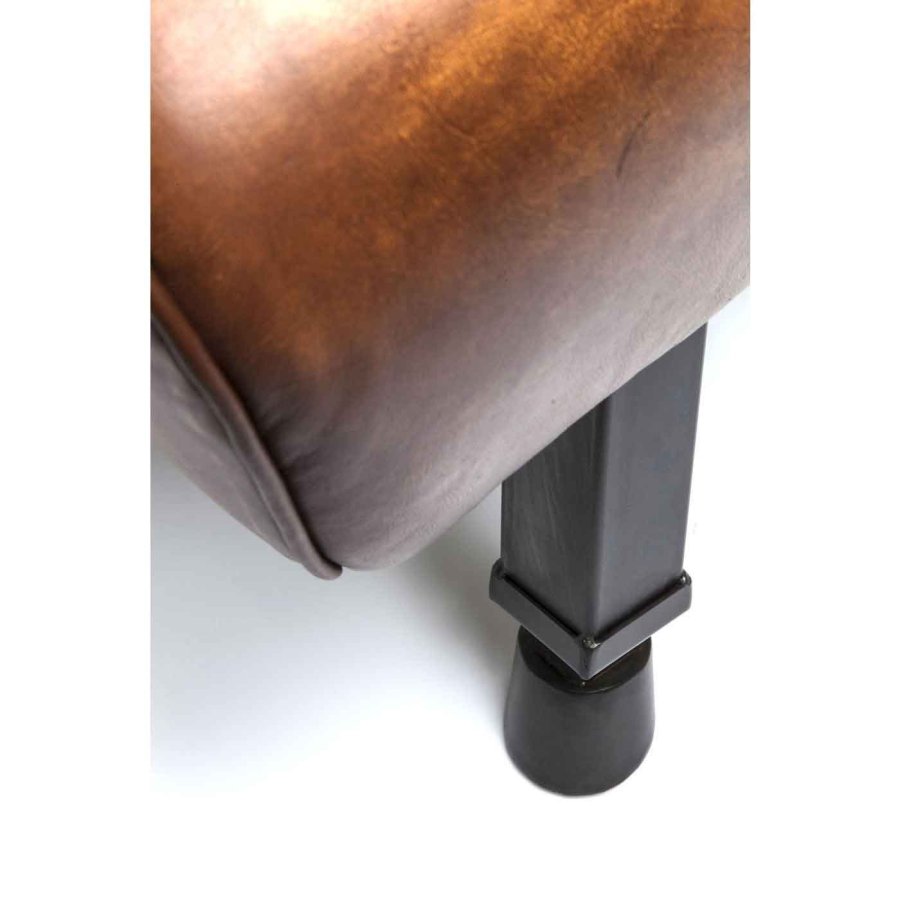 KARE DESIGN Gym Gabby bnk - brunt koskind og stl (153cm)