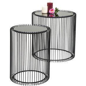 KARE DESIGN Sidebord, Wire Sort (2/St)