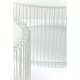 KARE DESIGN Wire White sofabord - hvidt glas/stl, rundt (2/st)