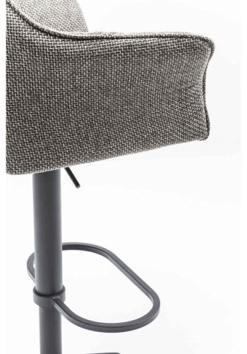 KARE DESIGN Thinktank Base barstol - gr polyester/stl, m. armln