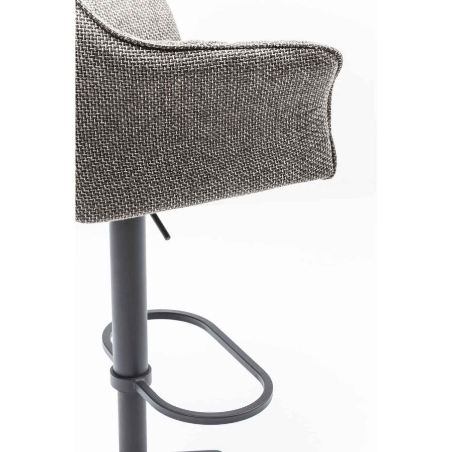 KARE DESIGN Thinktank Base barstol - gr polyester/stl, m. armln