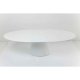 KARE DESIGN Extension Benvenuto ovalt spisebord - hvid hjglans tr, m. butterflyplade (200(50)x110)