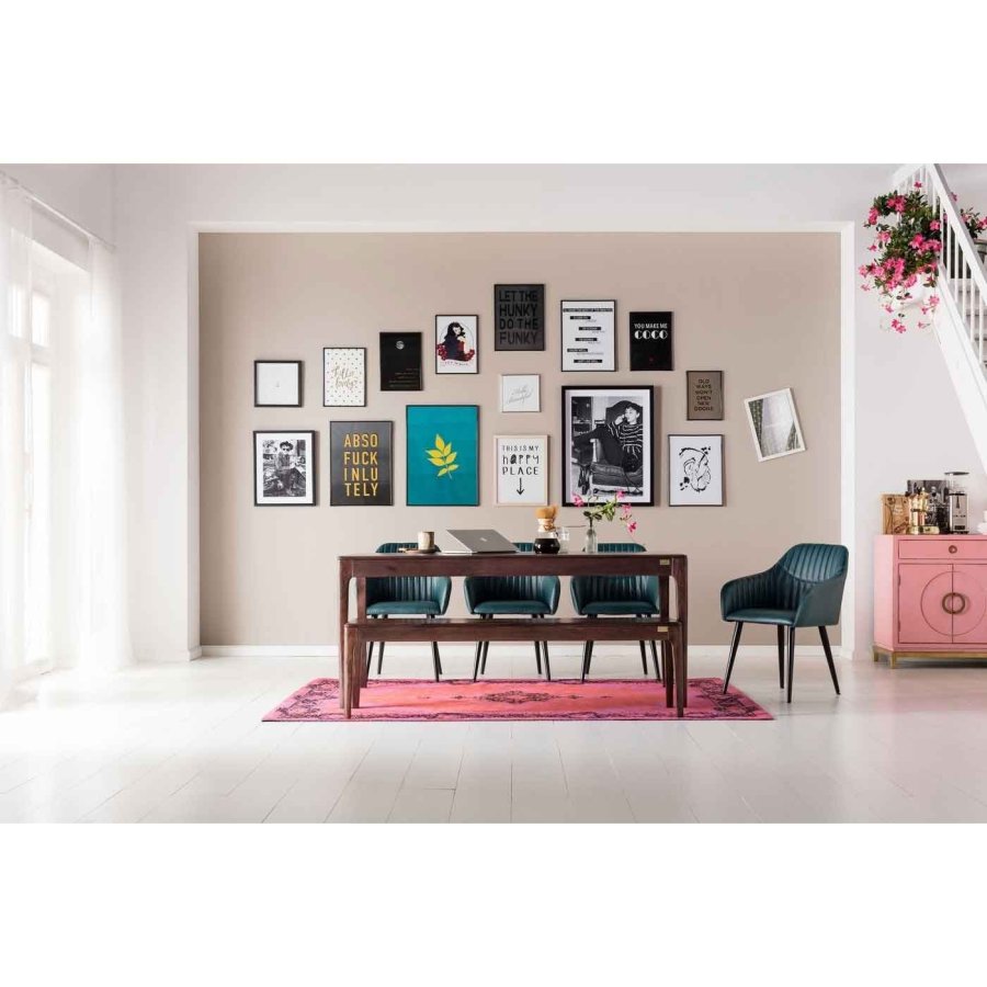 KARE DESIGN Brooklyn Walnut spisebord - valnddebrunt sheeshamtr (175x90)