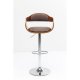 KARE DESIGN Barstol, Monaco Schoko