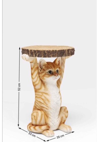 KARE DESIGN Sidebord, Animal Ms Cat 33cm