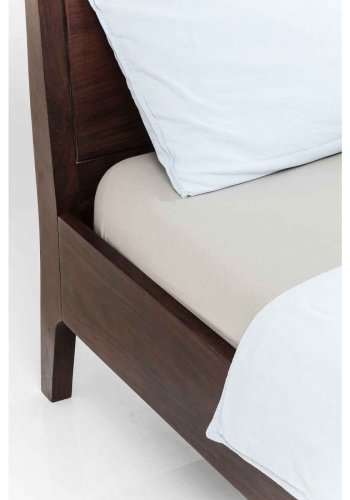 KARE DESIGN Brooklyn Walnut sengeramme - valnddebrunt sheeshamtr (160x200)