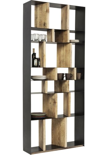 KARE DESIGN Storm reol - natur fyrretr/stl