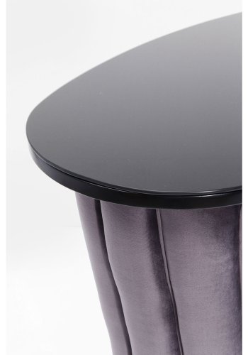 KARE DESIGN After Work Chrome bardisk - sort glas/stof/slv stl