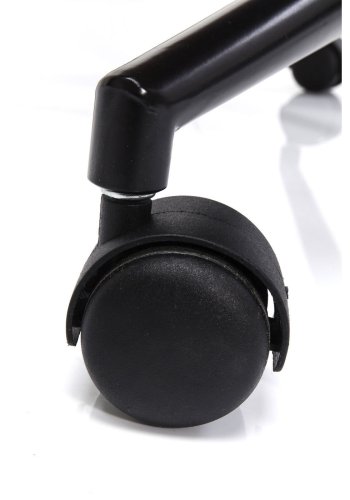 KARE DESIGN Check Out kontorstol - sort kunstlder/natur finér/sort stl, m. hjul og armln