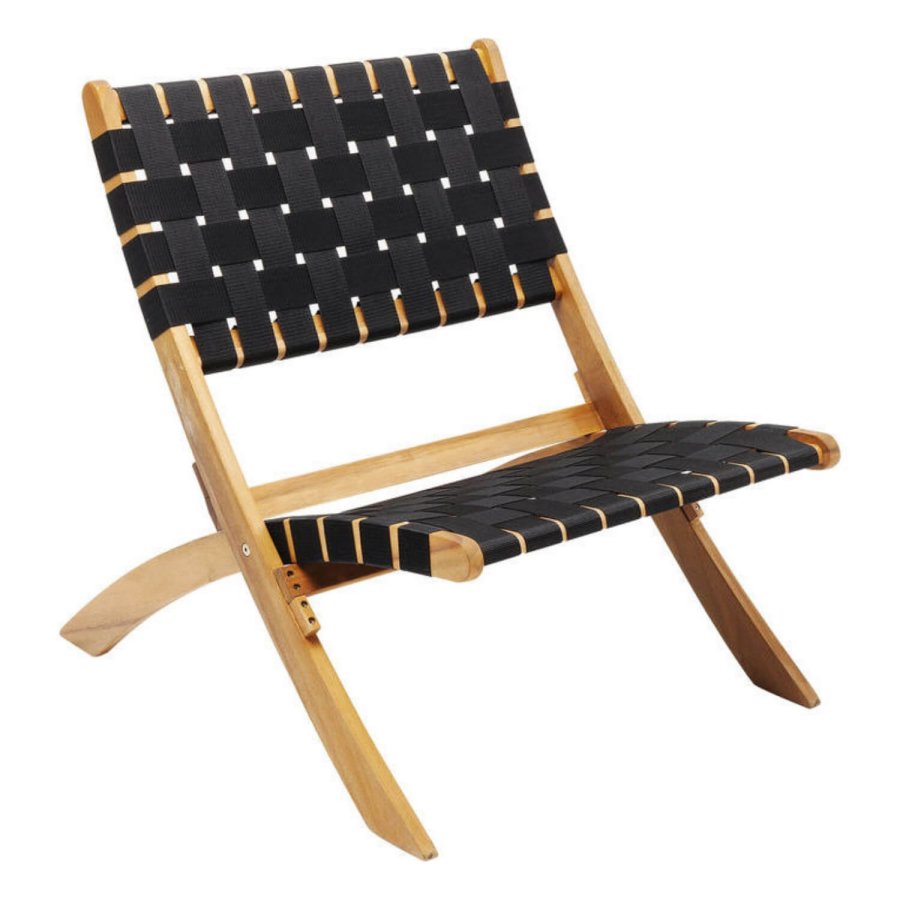 KARE DESIGN Ipanema foldestol - natur/sort akacietr/nylon