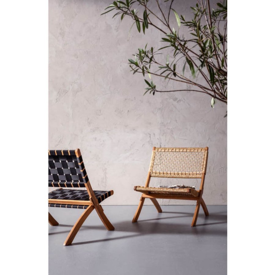 KARE DESIGN Ipanema foldestol - natur/sort akacietr/nylon