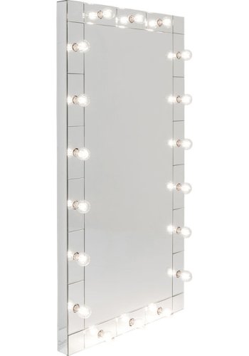 KARE DESIGN rektangulr Flor Mirror Make Up vgspejl - spejlglas (160x80)