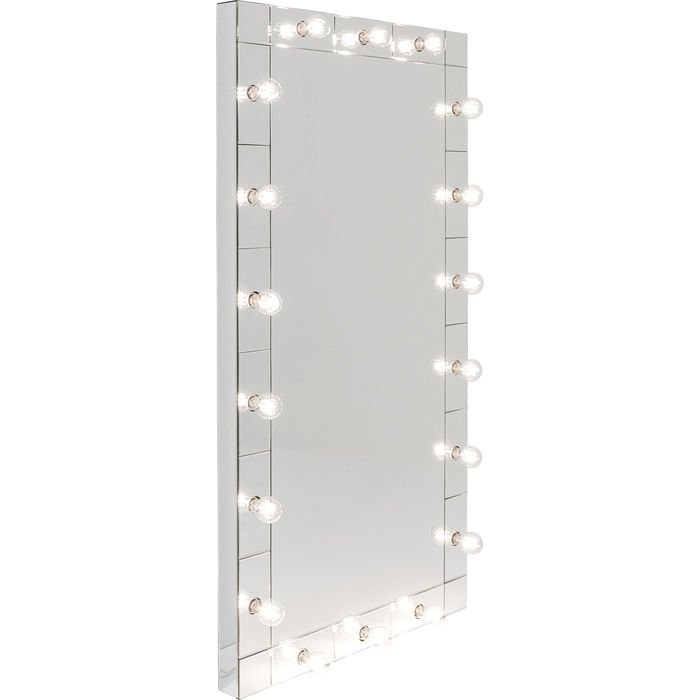 KARE DESIGN rektangulr Flor Mirror Make Up vgspejl - spejlglas (160x80)