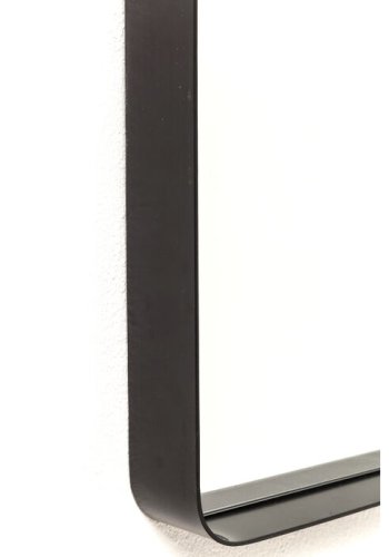 KARE DESIGN Ombra MO vgspejl, rektangulr - spejlglas og sort stl (80x200)
