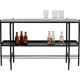 KARE DESIGN Bennet konsolbord, m. hylde - marmor og stl (120x30)
