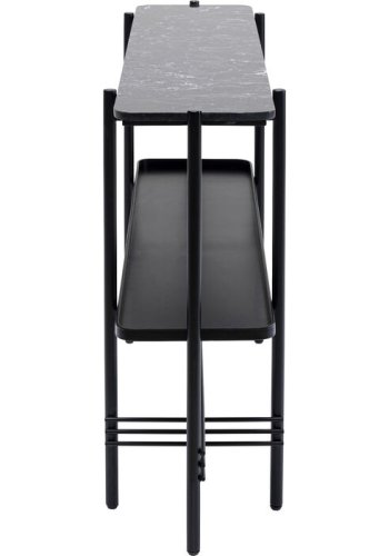 KARE DESIGN Bennet konsolbord, m. hylde - marmor og stl (120x30)