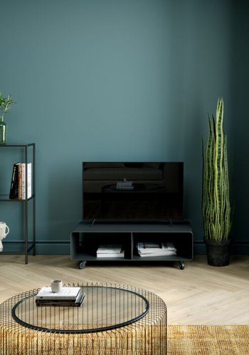 KARE DESIGN Lounge M Mobil TV-bord, m. hjul - gr stl (90x30)