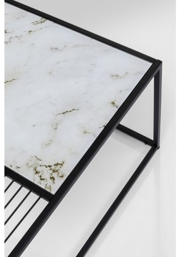 KARE DESIGN Twice sofabord, kvadratisk - glas og stl (80x80)