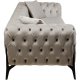 KARE DESIGN Bellissima 3 pers. sofa, Chesterfield, m. 2 puder - beige fljl og stl