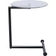 KARE DESIGN Easy Living Black sidebord, rund - glas og sort stl (46)