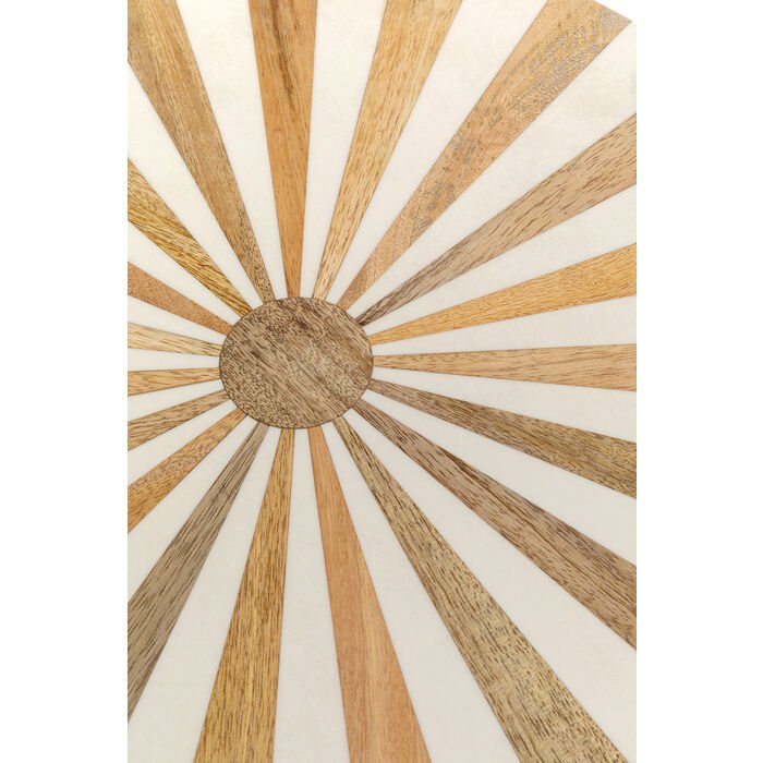 KARE DESIGN Domero Cirque sidebord, rund - guld/hvid polyresin og messing stl (40)