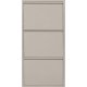 KARE DESIGN Caruso 3 skoskab, m. 3 lger - creme stl (H:104)