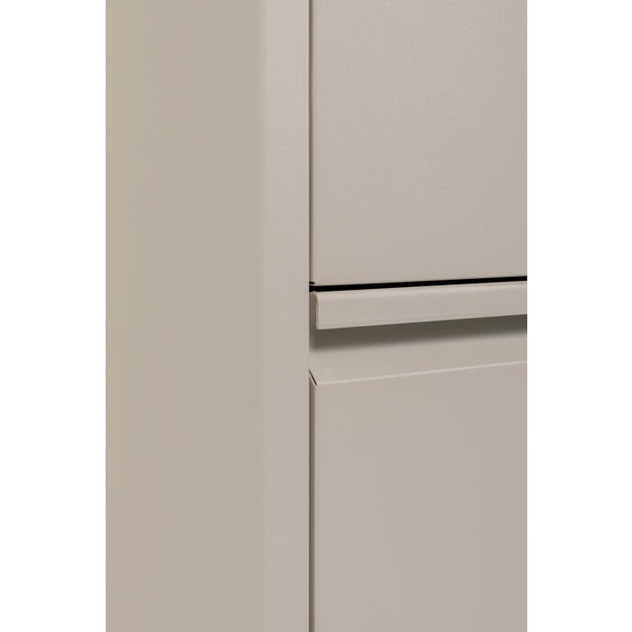 KARE DESIGN Caruso 3 skoskab, m. 3 lger - creme stl (H:104)