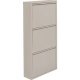KARE DESIGN Caruso 3 skoskab, m. 3 lger - creme stl (H:104)