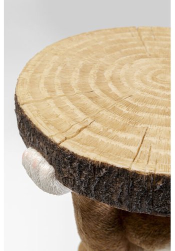 KARE DESIGN Animal Rabbit sidebord, rund - multifarvet polyresin (32)