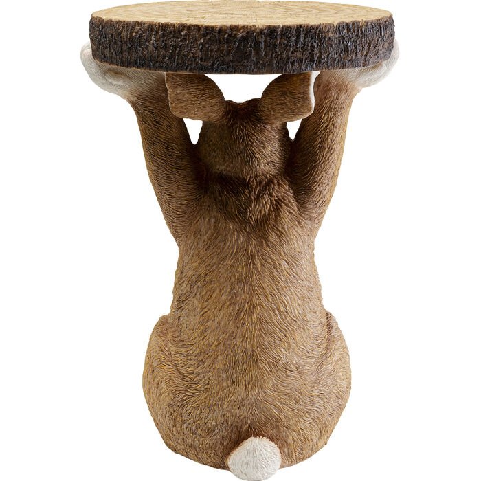KARE DESIGN Animal Rabbit sidebord, rund - multifarvet polyresin (32)