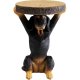 KARE DESIGN Animal Bassotto sidebord, rund - multifarvet polyresin (32)