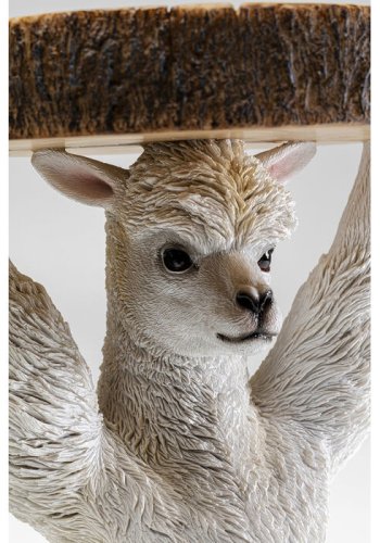 KARE DESIGN Animal Lama sidebord, rund - multifarvet polyresin (32)