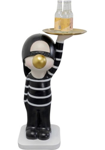 KARE DESIGN Bubble Boy sidebord, rund - messing stl og multifarvet polyresin (42)