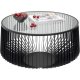KARE DESIGN Corinne sofabord, rund - klar glas og sort stl (80)