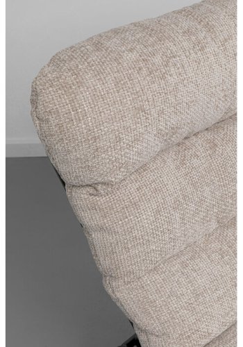 KARE DESIGN Vienna Swing gyngestol og skammel - beige polyester og stl