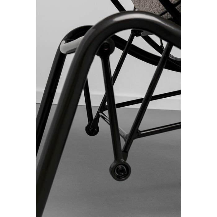 KARE DESIGN Vienna Swing gyngestol og skammel - beige polyester og stl