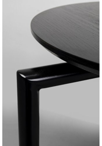 KARE DESIGN Easy Living Wood sidebord, rund - MDF og stl (46)