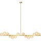 KARE DESIGN Scala Balls guldfarvet loftlampe - glas og stl (150cm)
