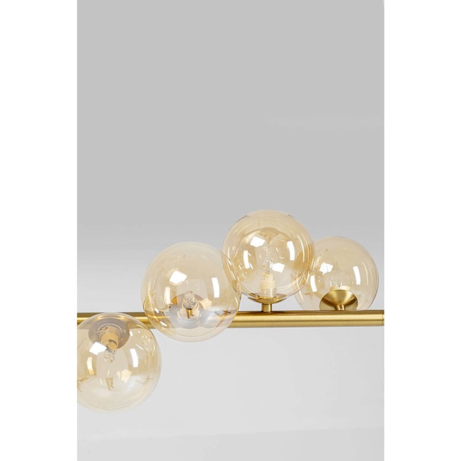 KARE DESIGN Scala Balls guldfarvet loftlampe - glas og stl (150cm)