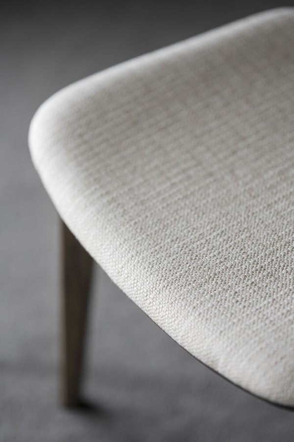 ROWICO Kato spisebordsstol - beige stof og brun eg