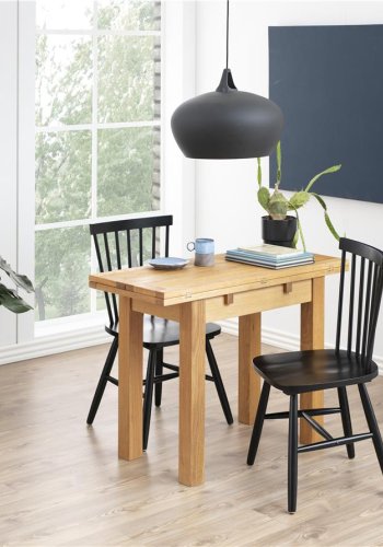 ACT NORDIC Kenley foldebord - natur tr, m. udtrk (100x45)